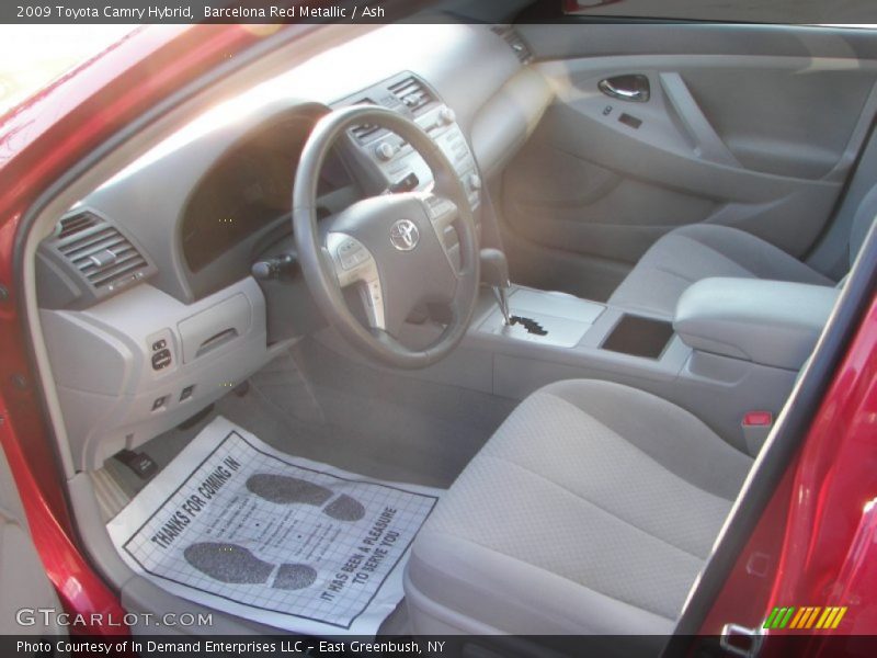 Barcelona Red Metallic / Ash 2009 Toyota Camry Hybrid