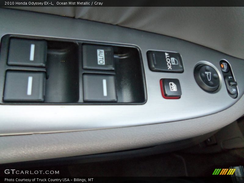 Ocean Mist Metallic / Gray 2010 Honda Odyssey EX-L