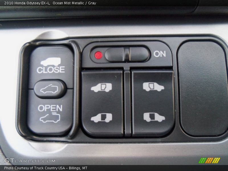 Ocean Mist Metallic / Gray 2010 Honda Odyssey EX-L