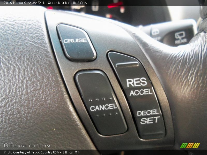 Ocean Mist Metallic / Gray 2010 Honda Odyssey EX-L