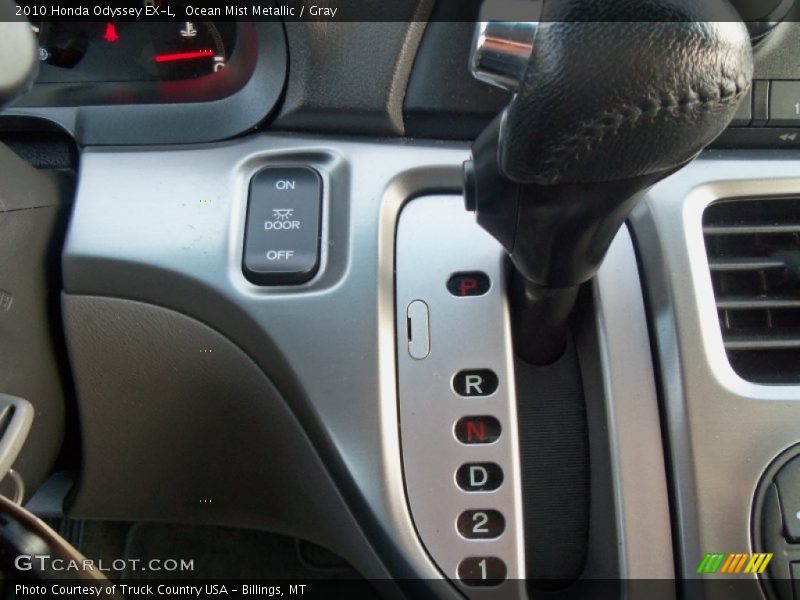 Ocean Mist Metallic / Gray 2010 Honda Odyssey EX-L