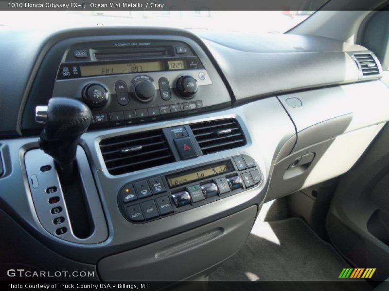Ocean Mist Metallic / Gray 2010 Honda Odyssey EX-L
