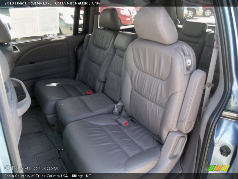 Ocean Mist Metallic / Gray 2010 Honda Odyssey EX-L