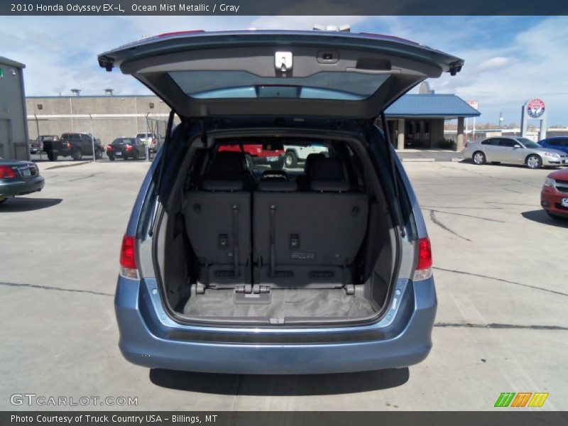 Ocean Mist Metallic / Gray 2010 Honda Odyssey EX-L