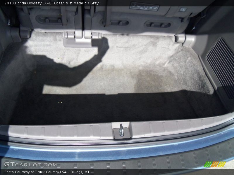 Ocean Mist Metallic / Gray 2010 Honda Odyssey EX-L