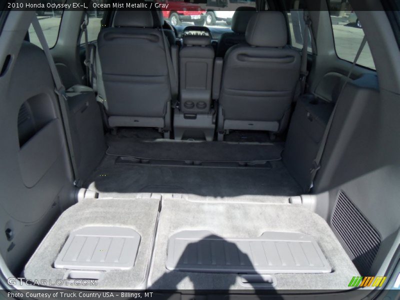 Ocean Mist Metallic / Gray 2010 Honda Odyssey EX-L