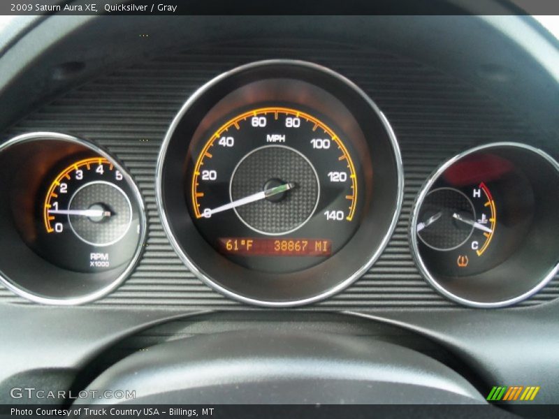 Quicksilver / Gray 2009 Saturn Aura XE
