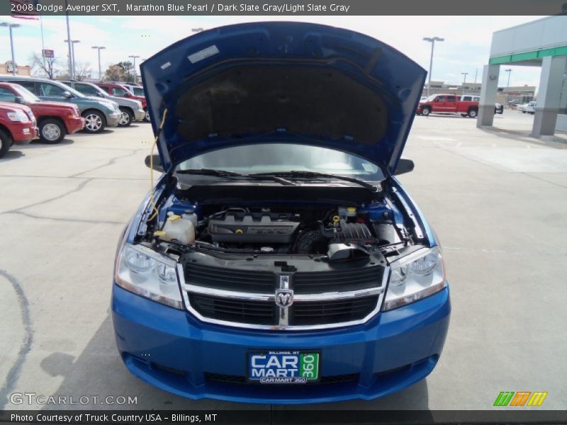 Marathon Blue Pearl / Dark Slate Gray/Light Slate Gray 2008 Dodge Avenger SXT
