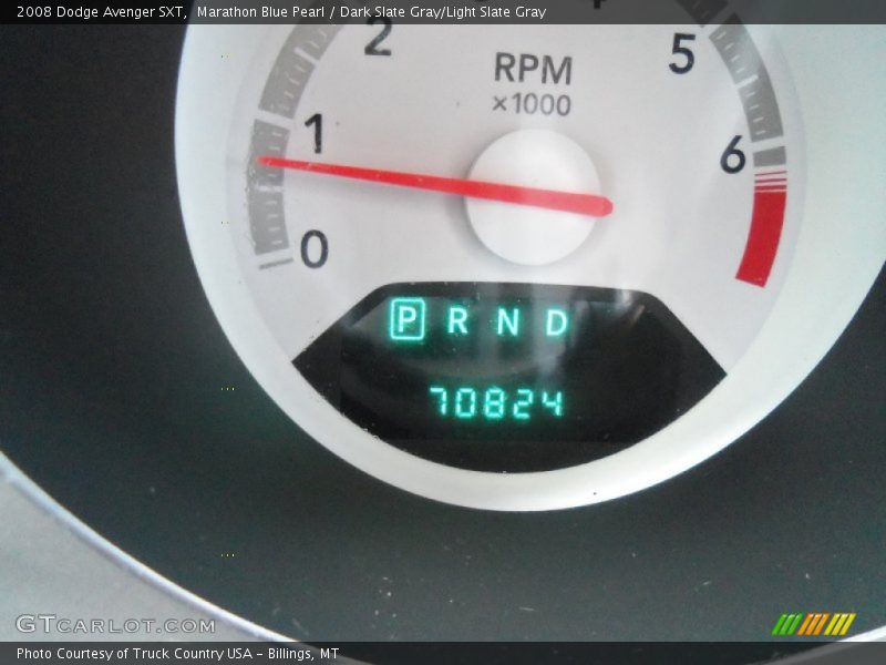 Marathon Blue Pearl / Dark Slate Gray/Light Slate Gray 2008 Dodge Avenger SXT