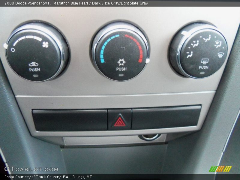 Marathon Blue Pearl / Dark Slate Gray/Light Slate Gray 2008 Dodge Avenger SXT