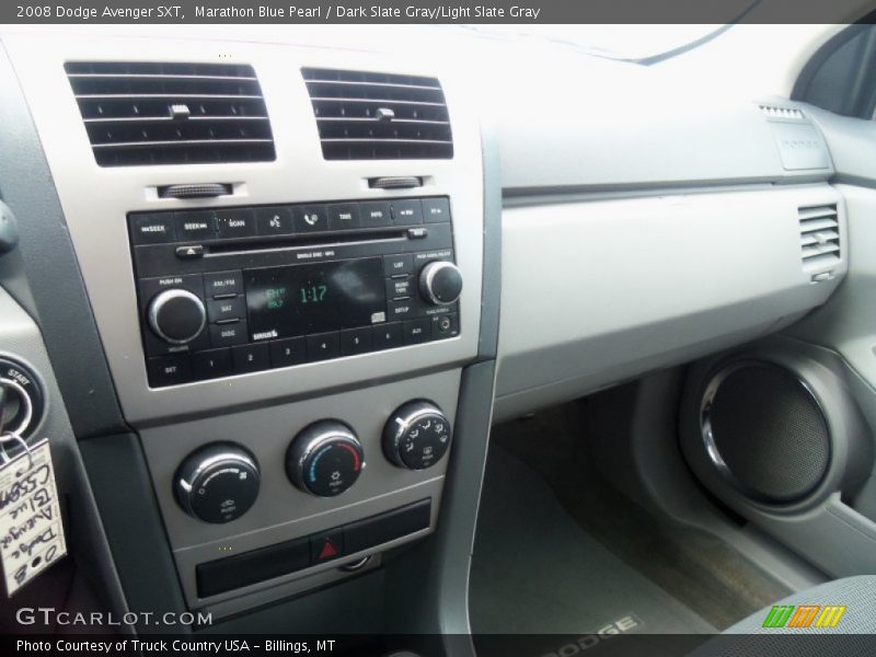 Marathon Blue Pearl / Dark Slate Gray/Light Slate Gray 2008 Dodge Avenger SXT