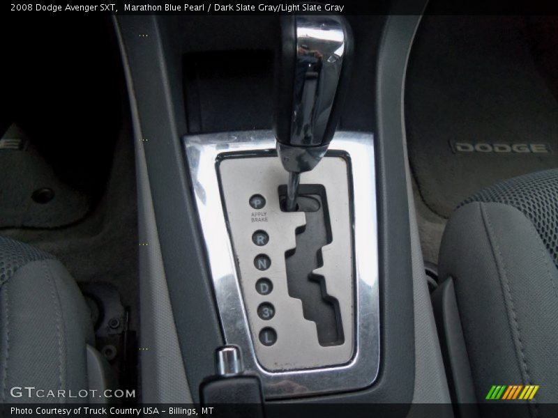 Marathon Blue Pearl / Dark Slate Gray/Light Slate Gray 2008 Dodge Avenger SXT