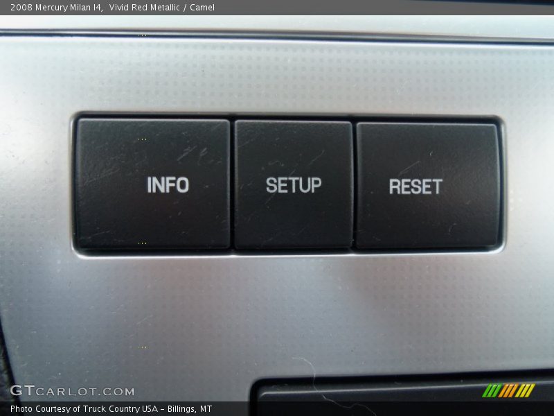 Vivid Red Metallic / Camel 2008 Mercury Milan I4