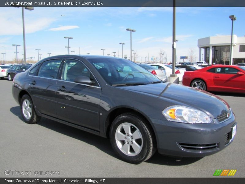Slate Metallic / Ebony Black 2008 Chevrolet Impala LT