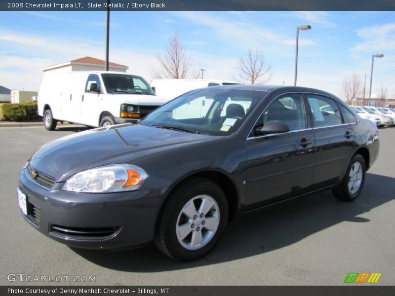 Slate Metallic / Ebony Black 2008 Chevrolet Impala LT