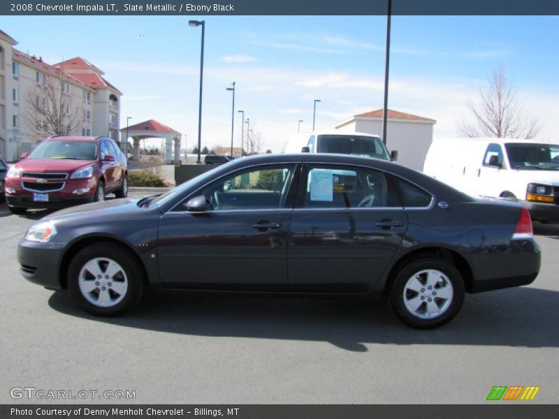 Slate Metallic / Ebony Black 2008 Chevrolet Impala LT
