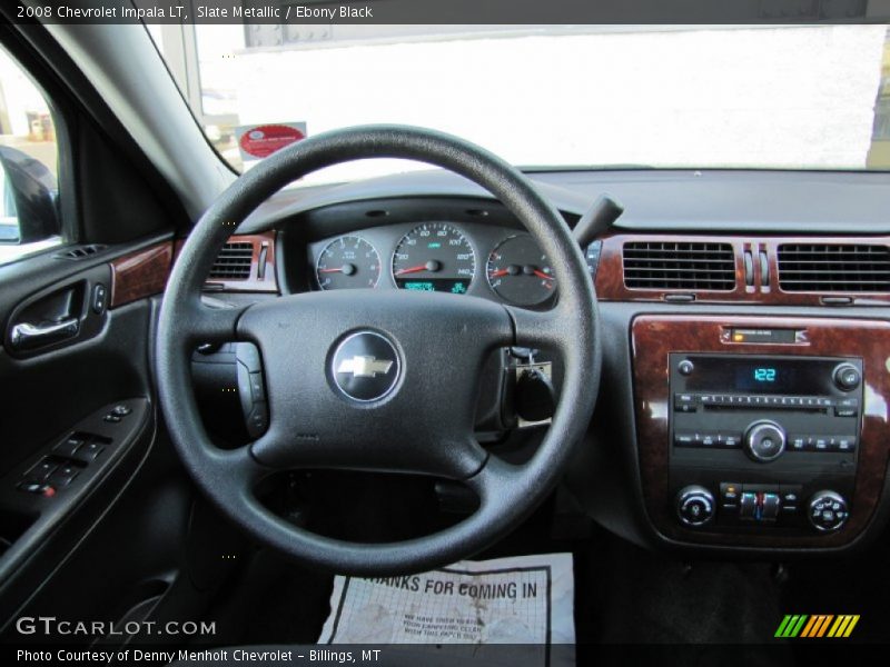 Slate Metallic / Ebony Black 2008 Chevrolet Impala LT