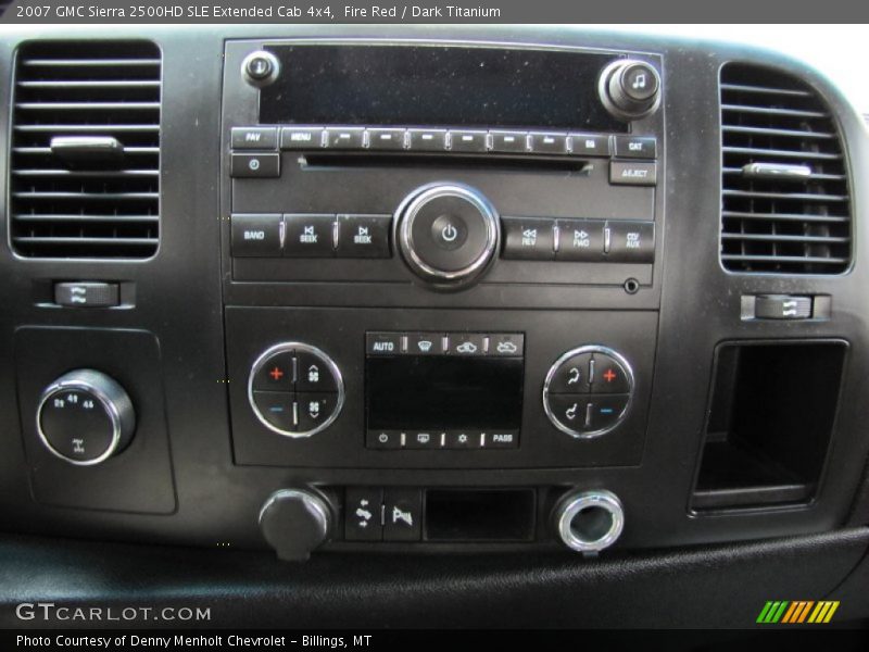 Fire Red / Dark Titanium 2007 GMC Sierra 2500HD SLE Extended Cab 4x4