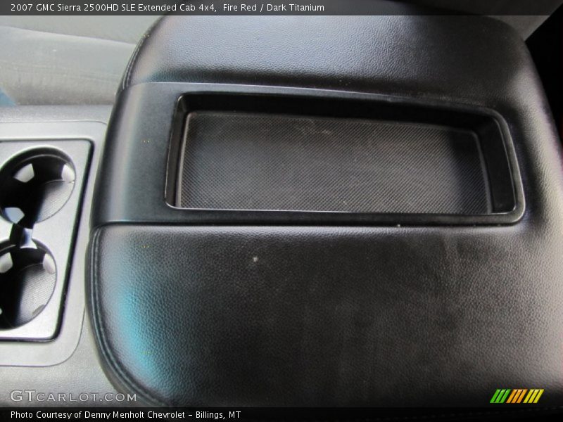 Fire Red / Dark Titanium 2007 GMC Sierra 2500HD SLE Extended Cab 4x4