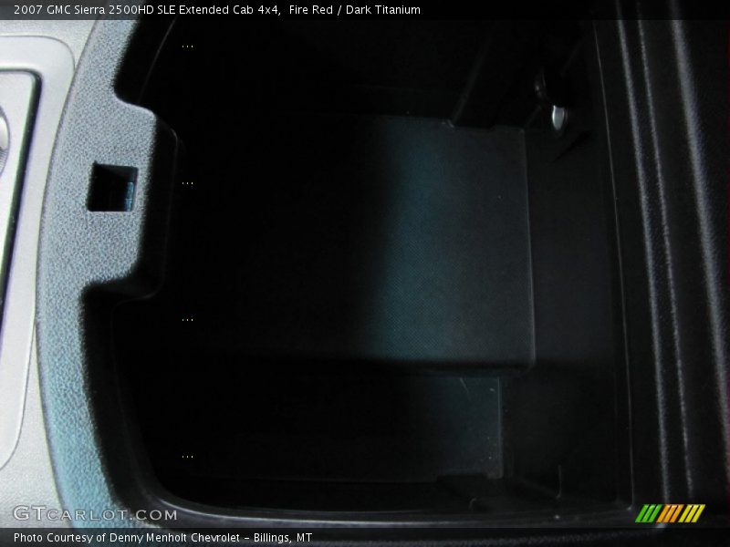 Fire Red / Dark Titanium 2007 GMC Sierra 2500HD SLE Extended Cab 4x4