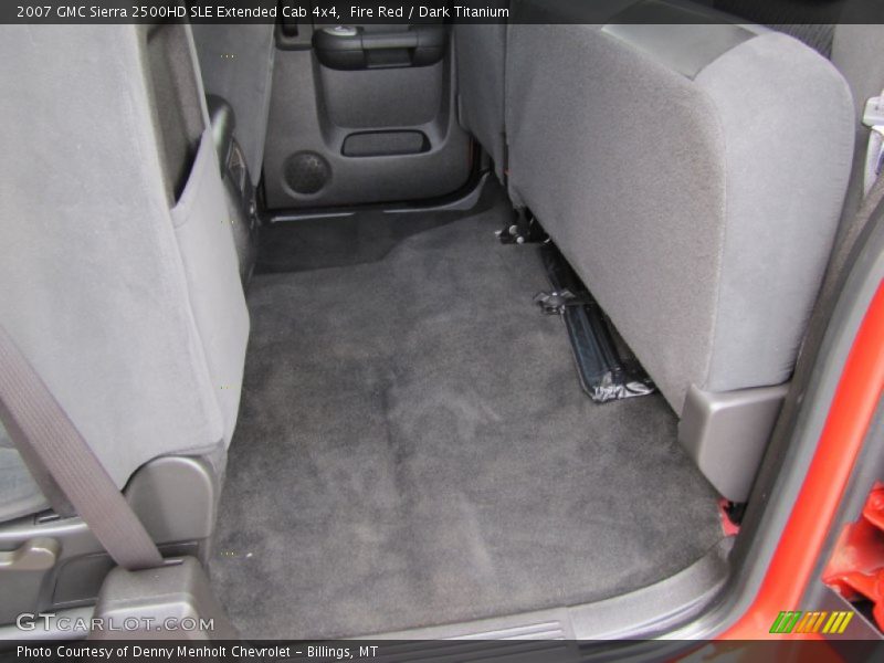Fire Red / Dark Titanium 2007 GMC Sierra 2500HD SLE Extended Cab 4x4