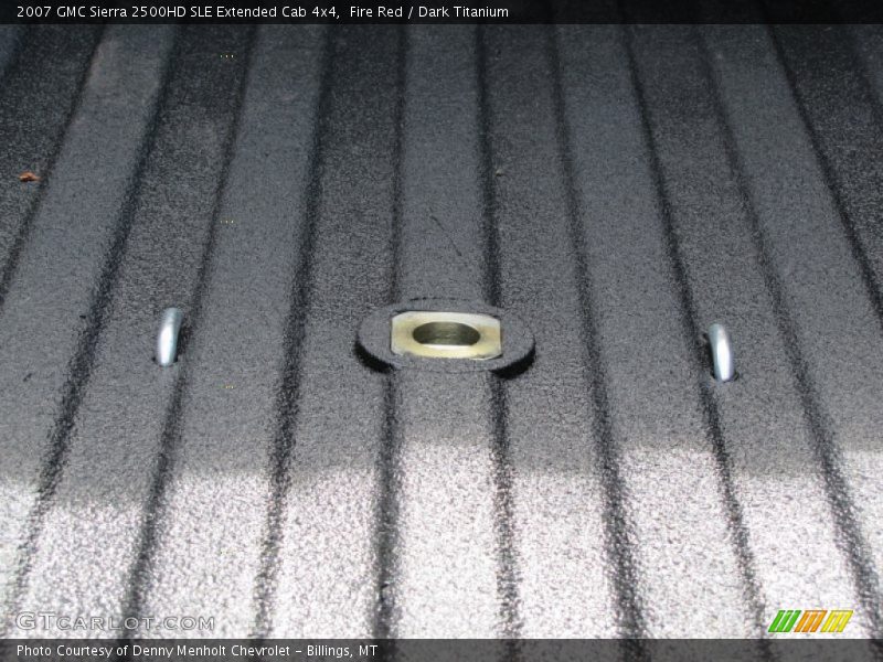 Fire Red / Dark Titanium 2007 GMC Sierra 2500HD SLE Extended Cab 4x4