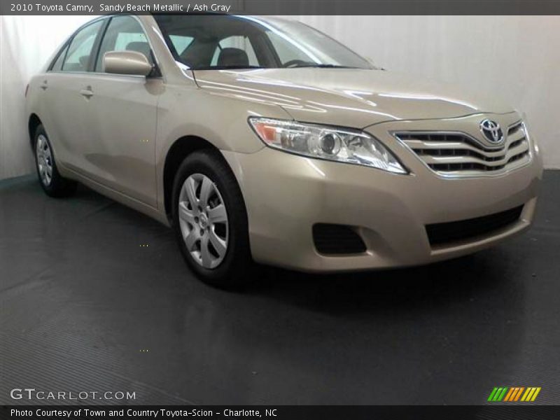 Sandy Beach Metallic / Ash Gray 2010 Toyota Camry