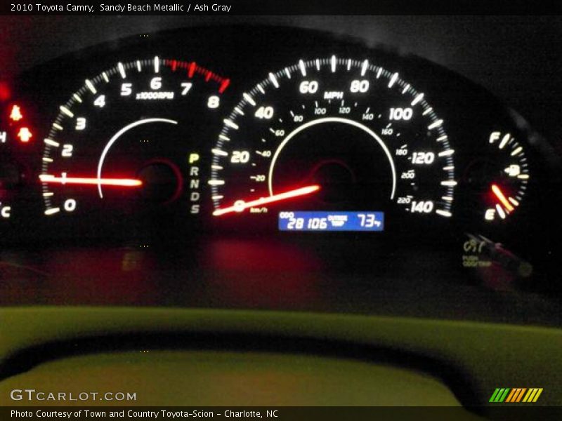 Sandy Beach Metallic / Ash Gray 2010 Toyota Camry