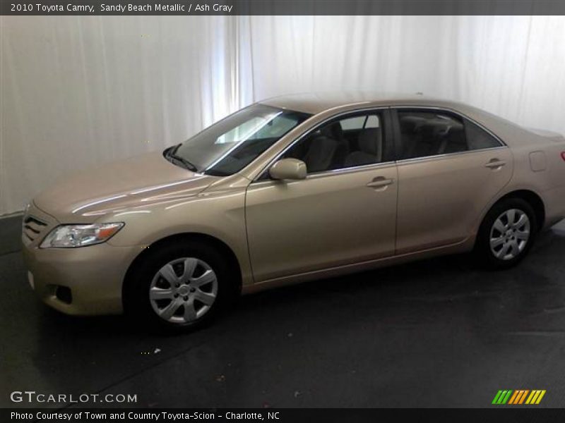 Sandy Beach Metallic / Ash Gray 2010 Toyota Camry