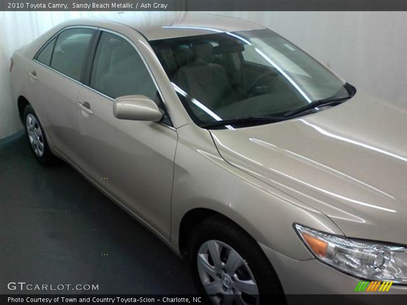 Sandy Beach Metallic / Ash Gray 2010 Toyota Camry