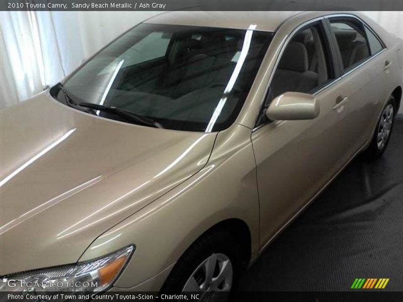 Sandy Beach Metallic / Ash Gray 2010 Toyota Camry