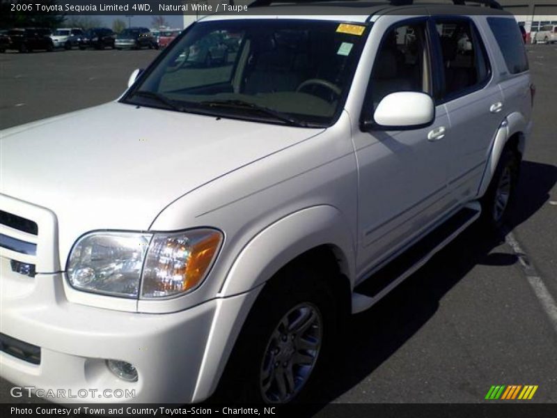 Natural White / Taupe 2006 Toyota Sequoia Limited 4WD