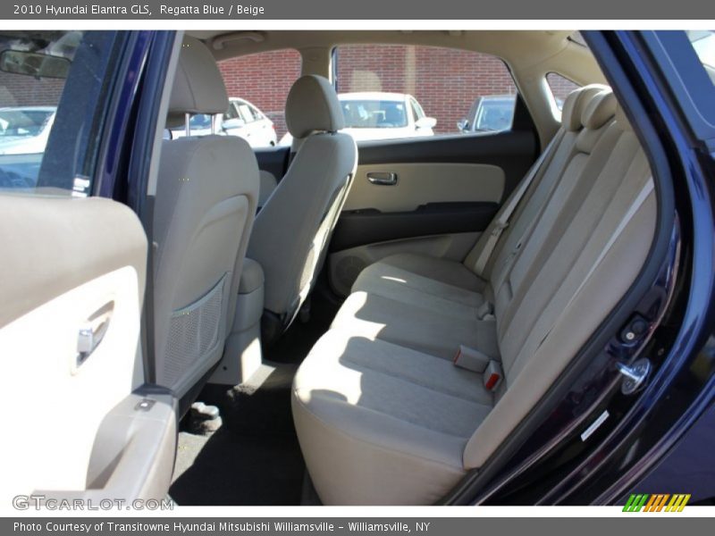 Regatta Blue / Beige 2010 Hyundai Elantra GLS