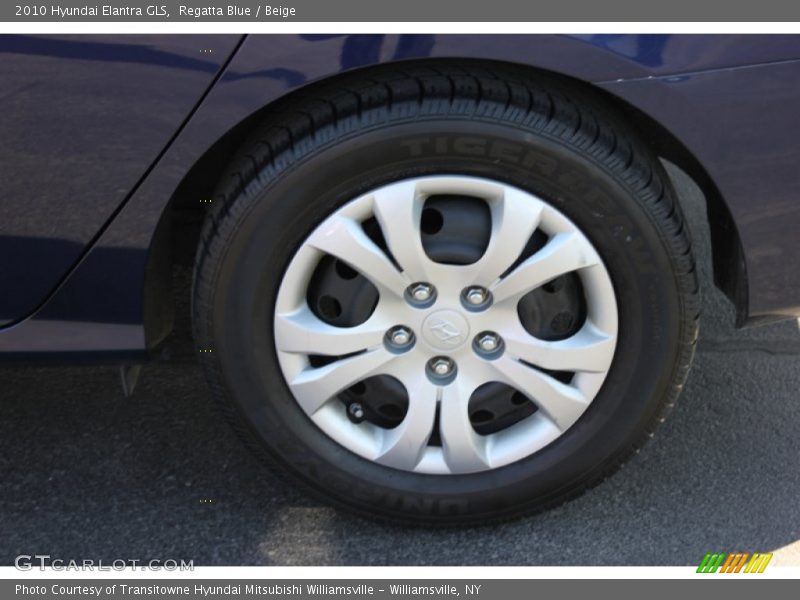 Regatta Blue / Beige 2010 Hyundai Elantra GLS