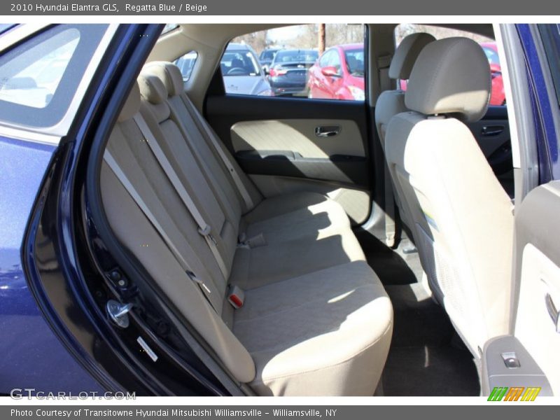 Regatta Blue / Beige 2010 Hyundai Elantra GLS