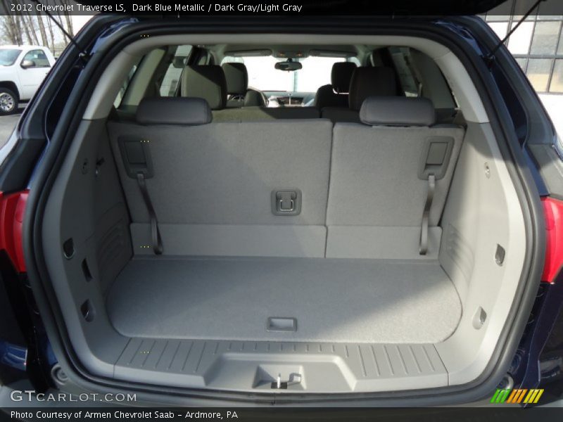 Dark Blue Metallic / Dark Gray/Light Gray 2012 Chevrolet Traverse LS