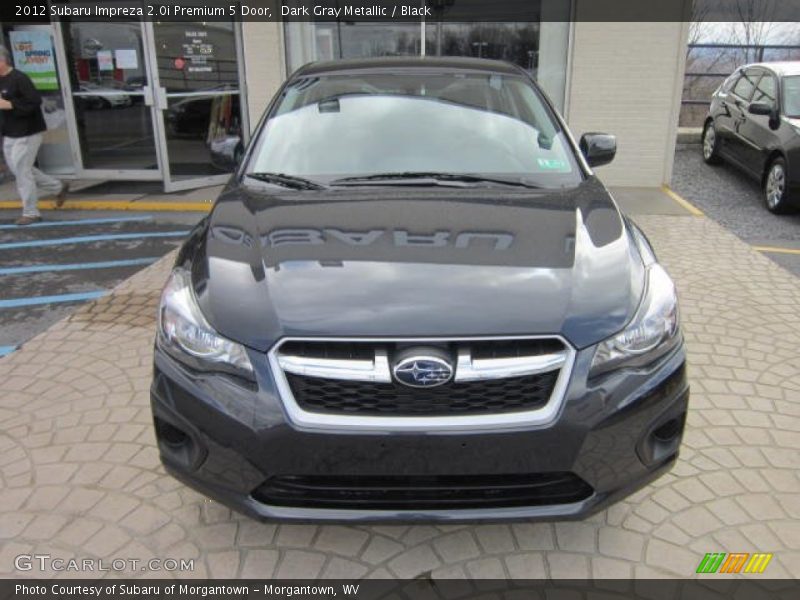 Dark Gray Metallic / Black 2012 Subaru Impreza 2.0i Premium 5 Door