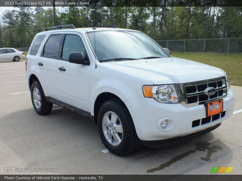 White Suede / Stone 2012 Ford Escape XLT V6