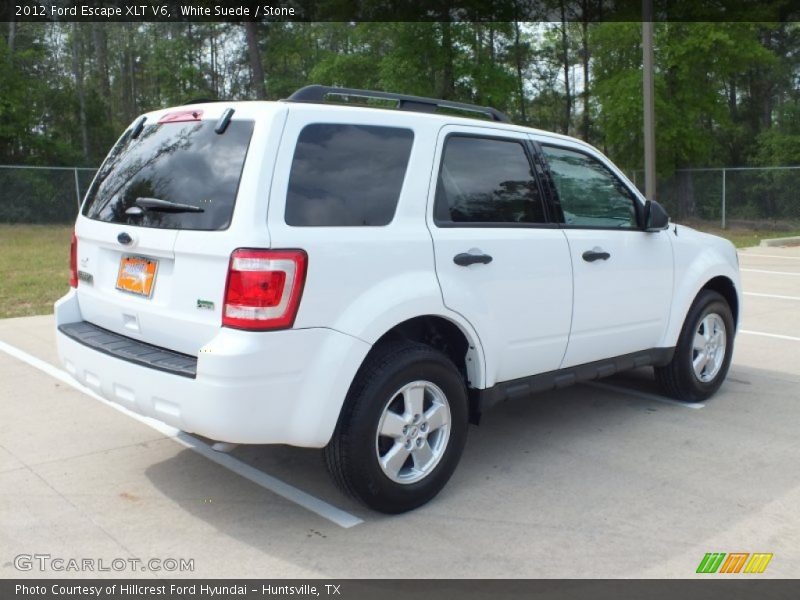 White Suede / Stone 2012 Ford Escape XLT V6