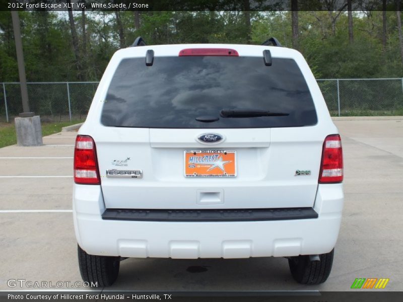 White Suede / Stone 2012 Ford Escape XLT V6