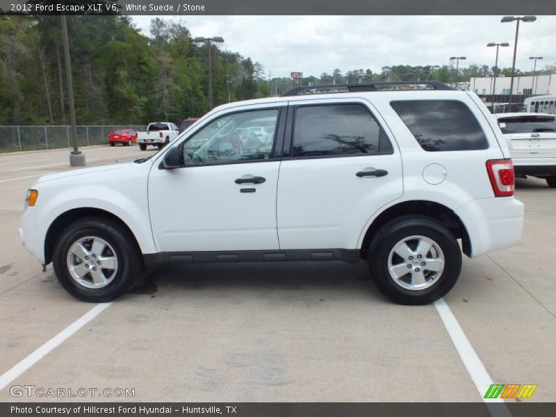 White Suede / Stone 2012 Ford Escape XLT V6
