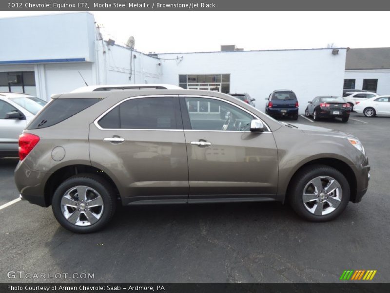 Mocha Steel Metallic / Brownstone/Jet Black 2012 Chevrolet Equinox LTZ