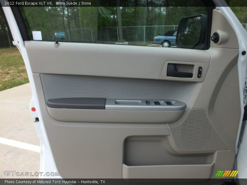 White Suede / Stone 2012 Ford Escape XLT V6
