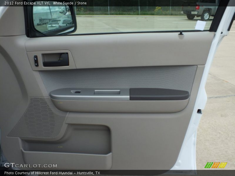 White Suede / Stone 2012 Ford Escape XLT V6