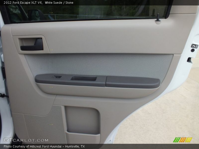 White Suede / Stone 2012 Ford Escape XLT V6