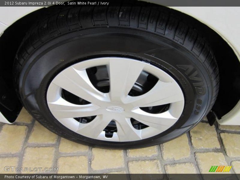 Satin White Pearl / Ivory 2012 Subaru Impreza 2.0i 4 Door
