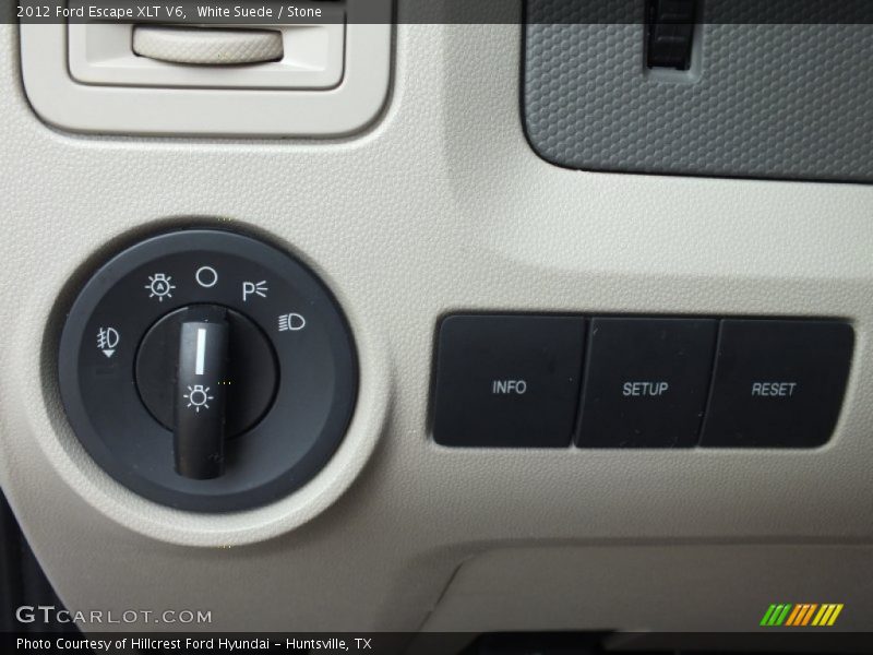 White Suede / Stone 2012 Ford Escape XLT V6