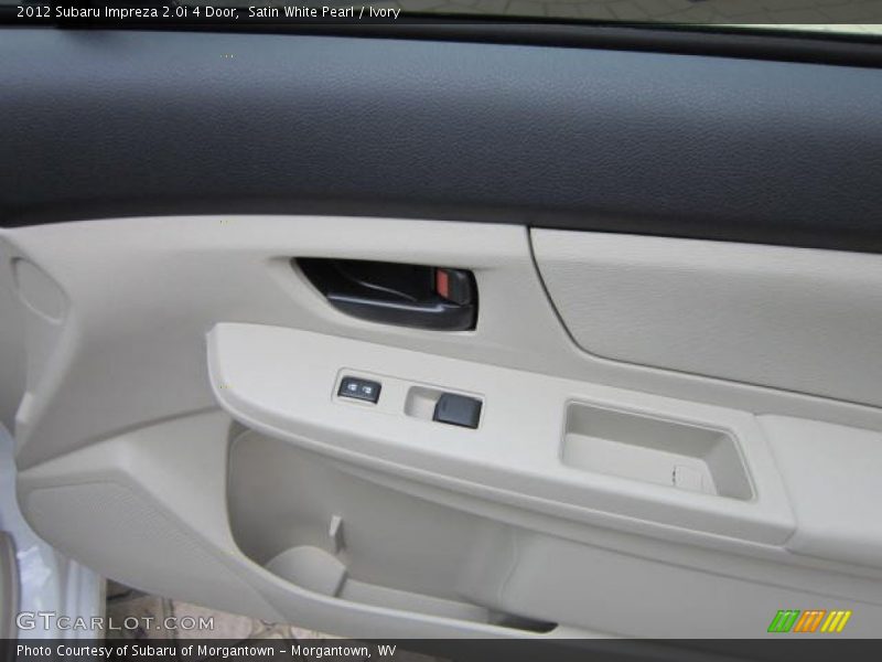 Satin White Pearl / Ivory 2012 Subaru Impreza 2.0i 4 Door