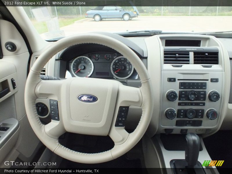 White Suede / Stone 2012 Ford Escape XLT V6