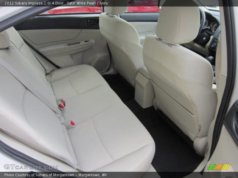 Satin White Pearl / Ivory 2012 Subaru Impreza 2.0i 4 Door